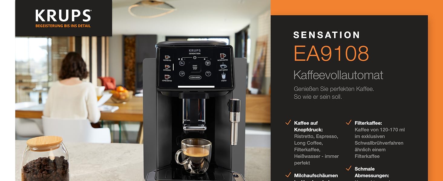 Krups EA9108 Sensation Kaffeevollautomat